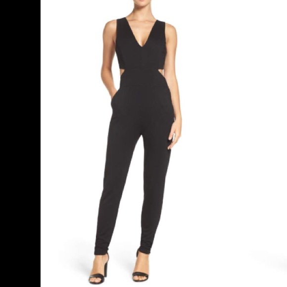 nordstrom black jumpsuit